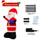 Yexmas 7FT Christmas Inflatable Santa Claus Outdoor Decorations- Blow Up Santa Claus with Gift Bag Built-in LEDs Lighted Decor for Yard Garden Lawn Porch Xmas Holiday Party