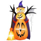 Yexmas 6 FT Inflatable Halloween Pumpkins Stack Holiday Decor - Spooky Blow-Up Yard Decorations with Built-in LED Lights - Orange Halloween Inflatable