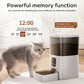 Zoolike WIFI Automatic Cat Feeder with APP Remote Feeding, Smart Service for Cats and Dogs, 5L, White