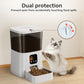 Zoolike WIFI Automatic Cat Feeder with APP Remote Feeding, Smart Service for Cats and Dogs, 5L, White