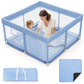 TEAYINGDE Baby Playpen Large Play Yard Fence With Mat for Toddlers, 50"x50"