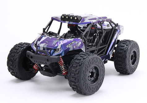 Yexmas RC Car 1:16 Remote Control Car, RC Monster Truck 40+km/h 4WD RC Truck with Lights, 2 Batteries Gifts Toys for Kids and Adults