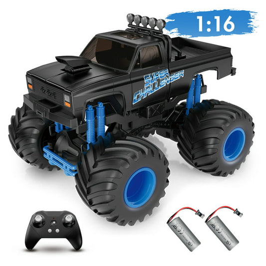 Yexmas 1:16 RC Cars for Boys Age 4-7 8-12 - All Terrain Remote Control Car with 2 Batteries for 60 Minutes Playtime - RC Drift Car for Boys and Girls