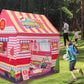 Yexmas Kids Play Tents Ice Cream House Play Tent for Boys Girls Toys for Indoor and Outdoor Portable Games Children Playhouse with Roll-up Door and Windows,Best Gift Christmas Birthday