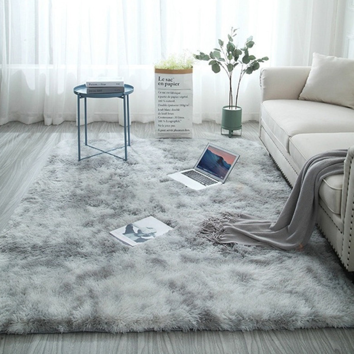 CozyDesg Area Rugs, Soft Fluffy Area Rugs Floor Mat Floor Rugs for Living Room Bedroom Kids Room Nursery Modern Decor Carpet