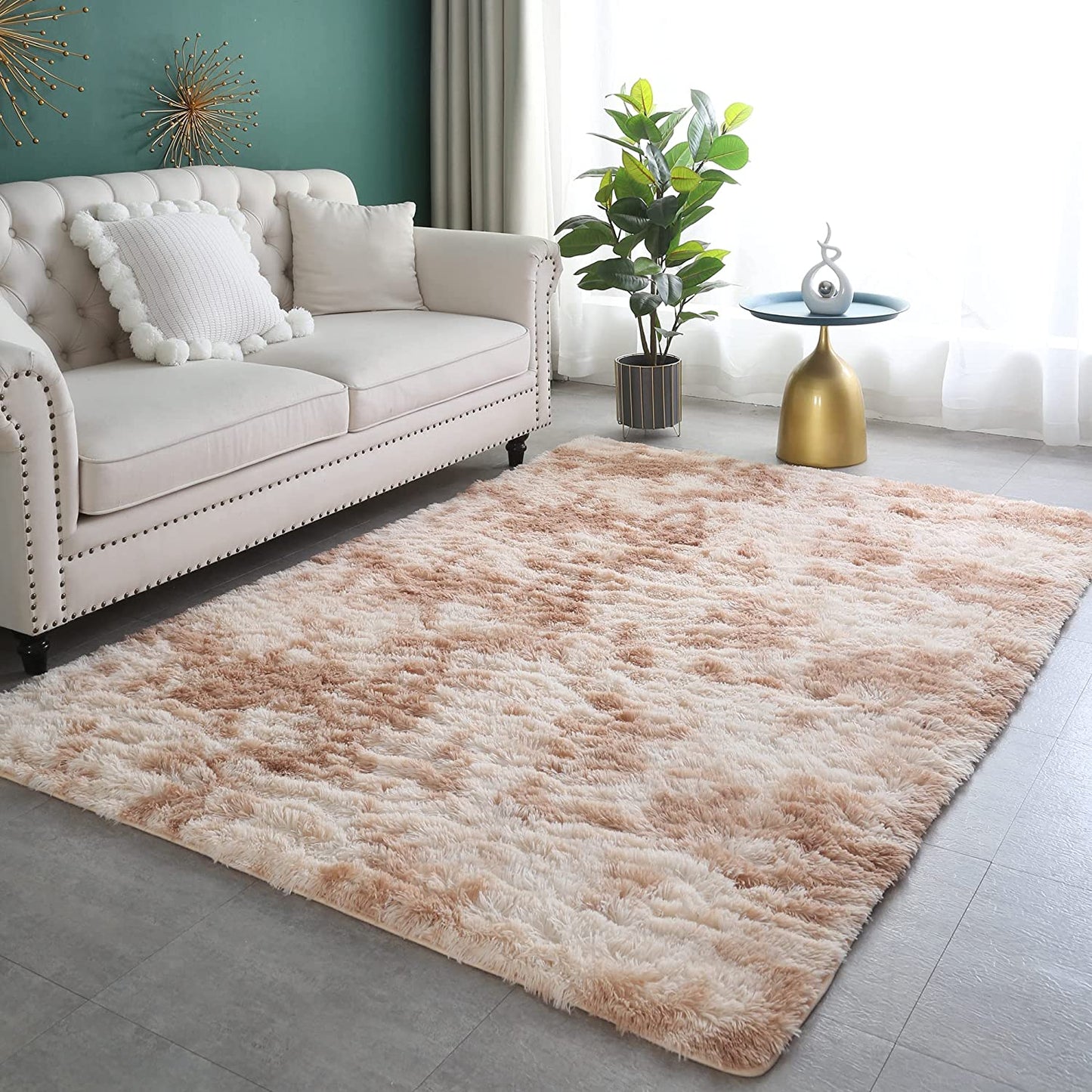 CozyDesg Area Rugs, Soft Fluffy Area Rugs Floor Mat Floor Rugs for Living Room Bedroom Kids Room Nursery Modern Decor Carpet